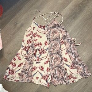 Floral Spaghetti Strap Romper